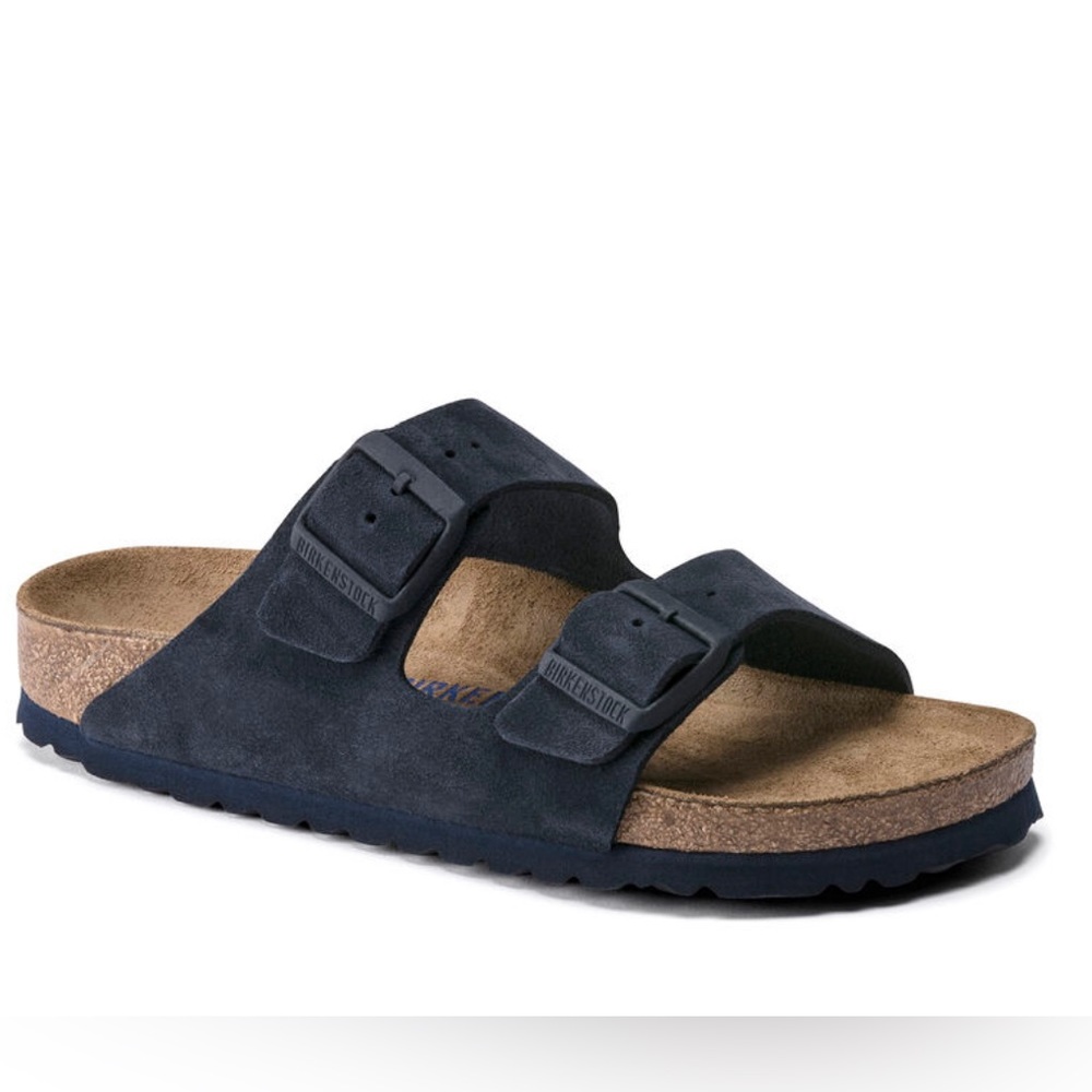 Birkenstock Arizona Soft Footbed in Navy Suade